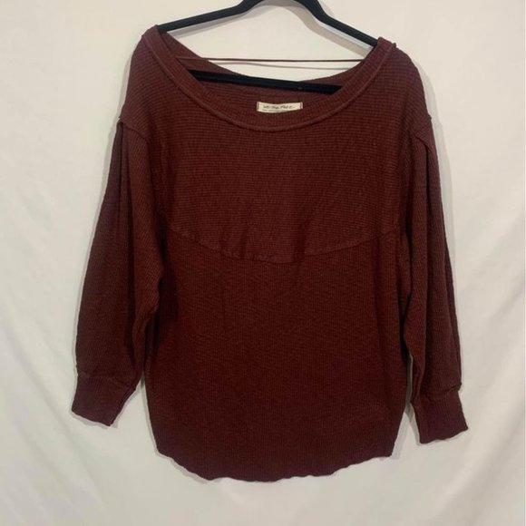 Free People Tops - 🌳free PEOPLE- we the people top. Stunning burgundy. New with tags. Size s…